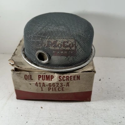 全新 原始设备制造商 福特 41A6623A 油泵屏幕 1946 - 51 林肯福特 Flathead V8 和 V12 — 第 1/4 张图片