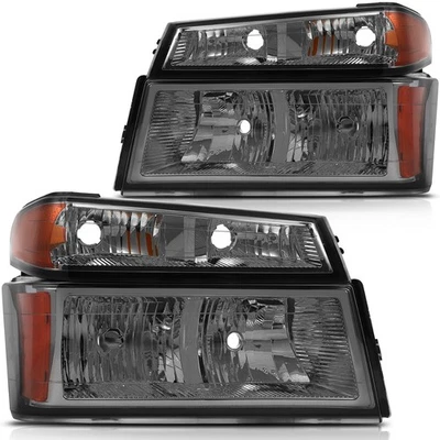 Headlights Assembly Left Right Fits Isuzu i-280 i-290 GMC Chevy Chrome - Image 1 of 4