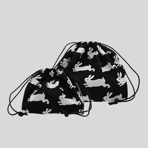Bolsa regordeta Kitty Bunny Pony Happy Bunny_Pequeña/Mediana | 100 % algodón Hecha en Corea - Imagen 1 de 7