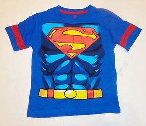 Superman Boys T-Shirt Man of Steel Utility Belt Size 7 NWT - Picture 1 of 1