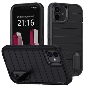 Funda con Soporte, Negra Resistente Soporte Teléfono Cubierta Para Apple iPhone 11 - Imagen 1 de 24