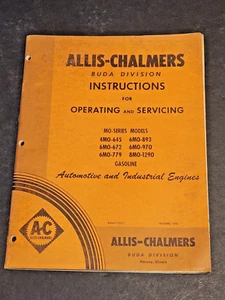 Allis Chalmers manuell MO-Serie Modelle 4MO-645 bis 8MO-1290 Benzin. Dez. 1955 - Bild 1 von 4
