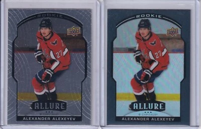 Alexander Alexeyev, Wasington Capitals 2020-21 Allure Rookie 2 card lot #86 - Image 1 of 4