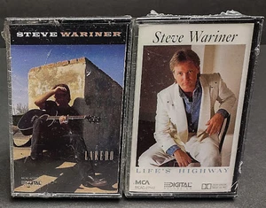STEVE WARINER Laredo Country, Life's Highway 2 SEALED Cassette Tapes MCA Records - Imagen 1 de 9