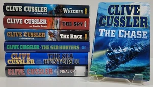Clive Cussler Hardcover Books ~ Lot of 7 - Picture 1 of 11