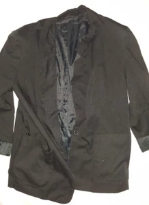 Schwarzer Blazer Jacke Damen Tabi International Größe Medium integriertes Schulterpolster - Bild 1 von 5