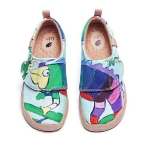 Kid Size UIN Slip On Shoes Canvas Comfortable Loafers "Chamelon" - Picture 1 of 9