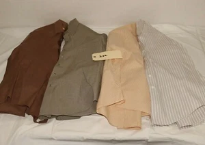 3 Donna Karan 1 Andrew Feza Mens Button Down Shirts Size 15 32 Lot 4 - Picture 1 of 12