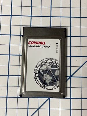 Compaq Netelligent 10/100 Ethernet LAN Adapter PC Card Only-(w/o Dongle) Read - Image 1 of 2