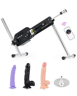 SENSUA Automatic Sex Machine 3Attachments Portable Sex Toy Men Women Masturbator - Image 1 of 4