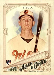 2018 ALLEN AND GINTER #232 CHANCE SISCO NM-MT RC ORIOLES - Picture 1 of 2