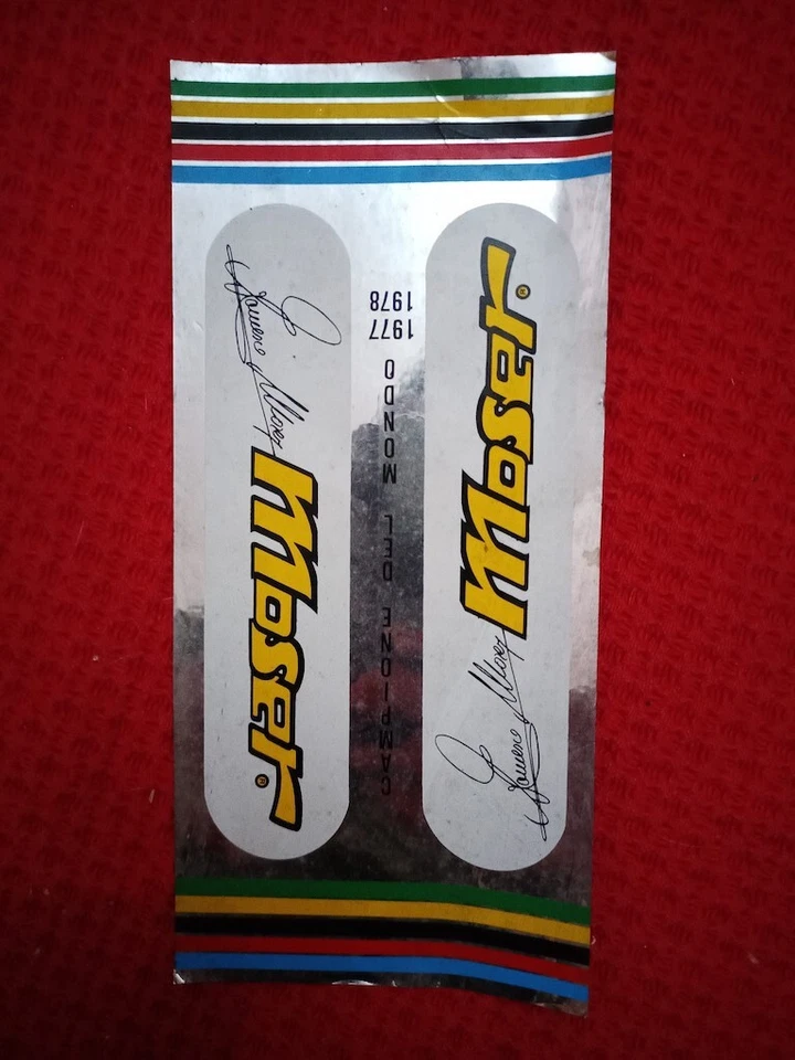 RARO COME FOTO ADESIVO TUBO BICICLETTA F.MOSER — 第 1/1 张图片