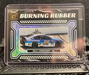 Dale Earnhardt Jr. 2024 Donruss Burning Rubber Holo # 142/199 Card # - 5 - Picture 1 of 2