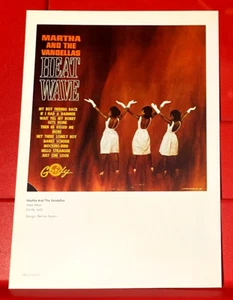 Martha And The Vandellas Heat Wave Album Cover Art PICTURE / PRINT 7.5" x 5.5" - Picture 1 of 3