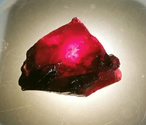 Superb Natural Rough Red Painite Untreated Rare Certified 49 Ct Loose Gemstone - Picture 1 of 5