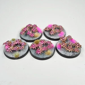 Warhammer 40k Army Necrons Scarab Bases x5 Painted - Picture 1 of 3