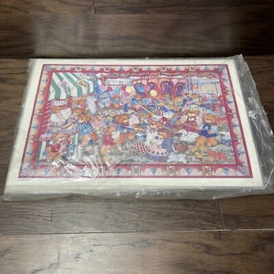 Lot Of 12 Vintage 1986 Lucy Rigg Plastic Coated 17" X 12" Placemats County Fair - Picture 1 of 6