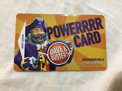Dave And Buster Power Card ( Pirate Design) • 2.29$