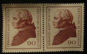 Germany 1974. Immanuel Kant 1724-1804. Mint Unhinged Pair. - Picture 1 of 1
