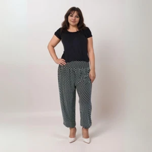 ROCKTHOSECURVES MUJER HARÉN PANTALONES HARÉN CINTURA ALTA LUNARES ALI BABA - Imagen 1 de 25