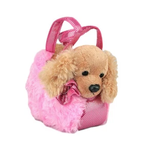 Fancy Pals Cocker Spaniel Rosa Bolso Esponjoso 8"/20cm Peluche por Aurora NUEVO - Imagen 1 de 3