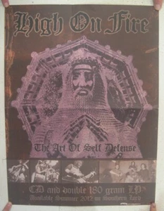 High On Fire Poster Promo Album Art Of Self Defense Summer 2012 Southern Lord - Picture 1 of 1