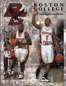 2001-02 Boston College Eagles Men's Basketball Media Guide - Picture 1 of 2
