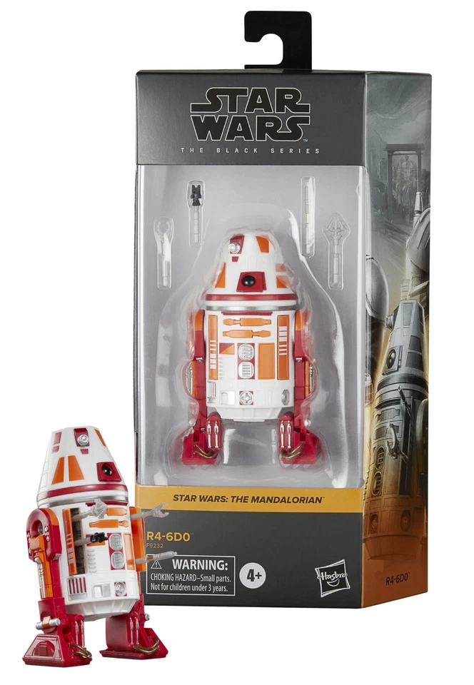 Figura Star Wars Black Series: R4-6D0 The Mandalorian escala 6" como nueva en caja Foto 1 de 1
