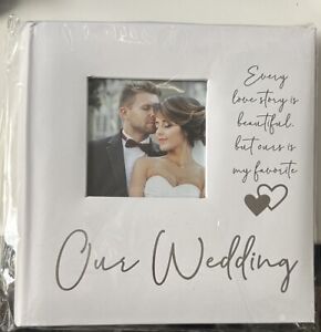 OUR WEDDING Album by  Holds 160 Photos - 4X6