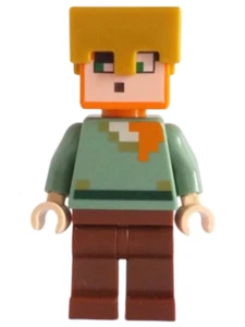 Lego Alex 21252 Reddish Brown Legs Minecraft Minifigure - Picture 1 of 2