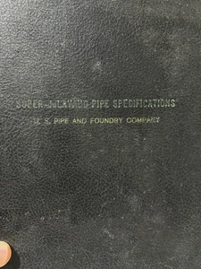 US Pfeife 1949 SUPER-deLAVAUD PIPE SPECIFICATIONS Binder #34 Catalog, Alabama - Bild 1 von 21