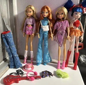 Lot Of 4 CHARMIX WINX CLUB Dolls! First Wave From 2004! Original Outfits! - Bild 1 von 19