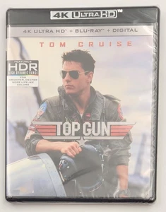 Top Gun (4K Ultra HD + Blu-Ray + Digital) 1986 BRAND NEW SEALED - Picture 1 of 2