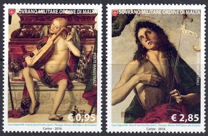 SMOM 2016 San Giovanni Battista 2v MNH ** - Bild 1 von 1