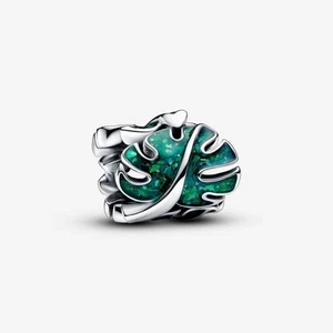 Pandora Green Monstera Leaves Charm - Bild 1 von 6