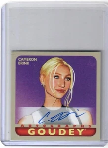 Tarjeta automática Goodwin Champions Cameron Brink Goudey 2025 - Imagen 1 de 2