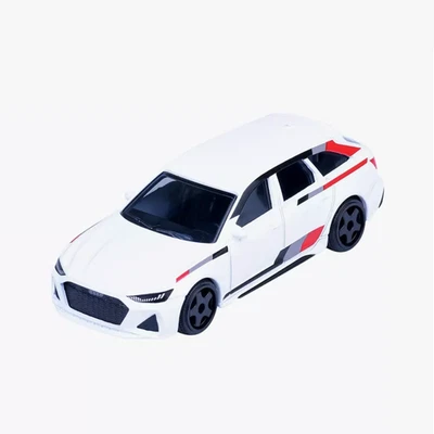 Audi RS 6 Avant GT C8 White Majorette Street Cars 2025 1:64 Scale Toy Car 237M - Image 1 of 2