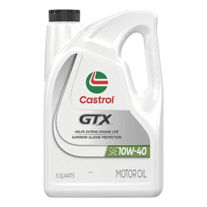 Aceite de motor convencional Castrol GTX 10W-40, 5 cuartos de galón - Imagen 1 de 6