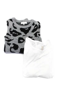 Chaser John + Jenn Damen geripptes T-Shirt Leopard Pullover Small Medium Paket 2 - Bild 1 von 6