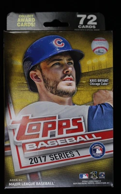 2017 Topps Baseball Series One Factory Sealed Hanger Box - Image 1 of 2