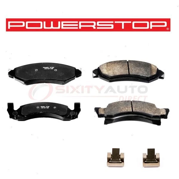 PowerStop Front Disc Brake Pad & Hardware Kit for 1975-1985 Ford F-150 - eh - Изображение 1 из 4