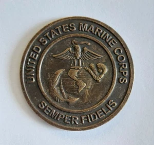 Vintage United States Marine Corps Toys for Tots Coin/Token P5 - Picture 1 of 4