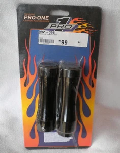 PRO ONE HARLEYDAVIDSON BLACK HANDLEBAR GRIPS SOFTAIL DYNA ULTRA - Picture 1 of 4