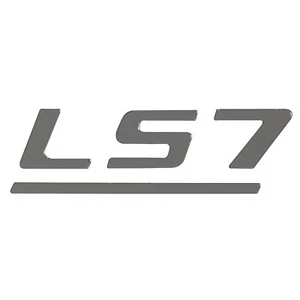 LS7 Engine Series Exterior Decal 2006-2007 C6 Corvette Chrome Design - Picture 1 of 1