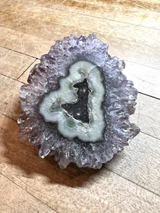 Rare Amethyst Stalactite Stalagmite Crystal Slice Gemstone Geode Specimen 325 - Picture 1 of 14