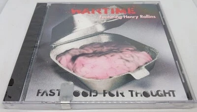 Wartime Featuring Henry Rollins Fast Food For Thought CD EP Chrysalis 1990 New - Image 1 of 3