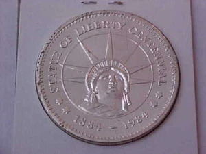 1984 Statue Of Liberty Centennial Medal -- Double Eagle Reverse - Picture 1 of 2