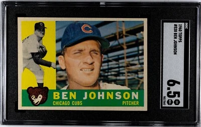 1960 Topps High# 528 Ben Johnson SGC 6.5  EX/NM - Image 1 of 2