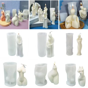 Molde de velas corporales 3D sexo femenino resina de silicona fundición cera jabón hacer molde artesanal - Imagen 1 de 29