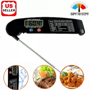 Digital Electronic Food Meat Thermometer Kitchen Cooking BBQ Grill Instant Read